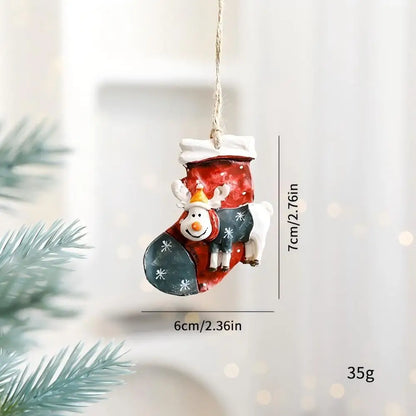 Christmas Tree Decorations Christmas Resin Pendant Ornaments Home Decor DIY Gifts DIY Handmade Jewelry