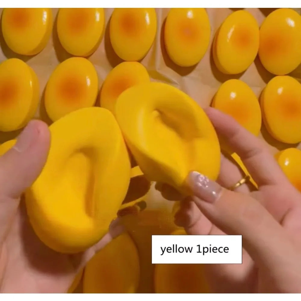 Squishy Cheese Cake Bread Squeeze Toys Stress Relief Slow Rising Sensory Fidget Toys for  Adults Soft Squeeze Toys