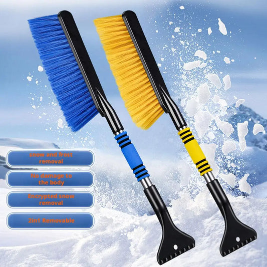 Car Snow Shovel Snow Ice Scraper Snow Brush Shovel Removal Brush Car Windshield Cleaning Scraping Winter Tool