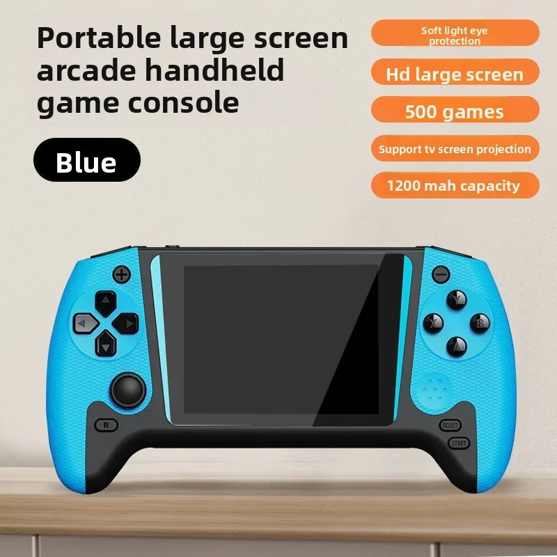 Retro Handheld Game Console LCD Screen Built-in 500-in-one Retro Nostalgic Classic Large-Screen Handheld Console