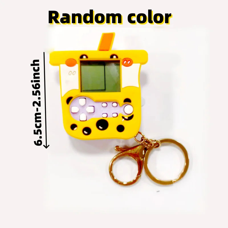Mini Desktop Piano Keychain Cute Music Game Machine Colorful Bag Pendant Children's Educational Toy Easter Gift