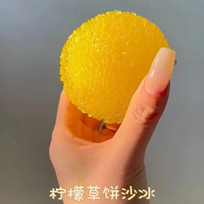Slushy Bayberry Stress Ball Squishy Toy Shapeable Non-rebound Fidget Toys ASMR Slushy Squeeze Ball Anti Stress Rustling Sound
