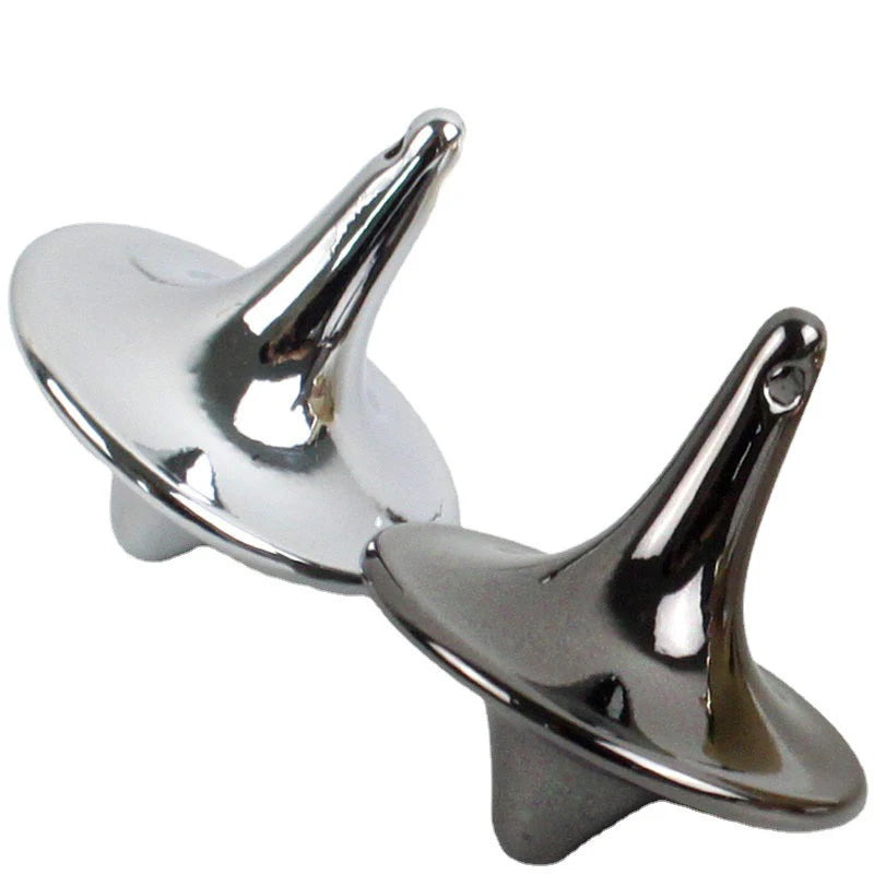 Metal Gyro Spinner – Silver Fingertip Spinning Top
