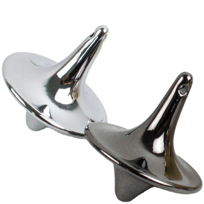 Metal Gyro Spinner – Silver Fingertip Spinning Top