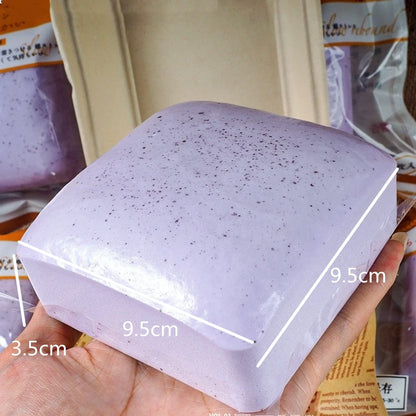 Stress Relief Squishy Toast Squeeze Toys Slowing Rising Sticky Toast Sensory Fidget Toys for Adults Squishy Sensory Toys