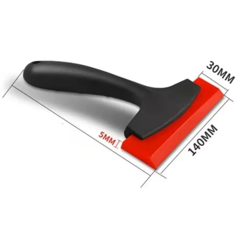 Rubber Squeegee Tile Gap Cleaning Scraper, Shovel Grout for Tiling Car Film Glass Snow Ice Trowel Remover