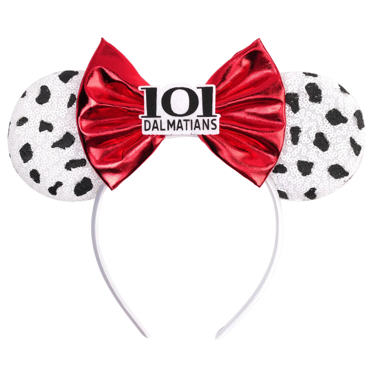 New Christmas Halloween Mouse Ears Headband Cartoon Sequin Bows Headband Birthday Party Princess Cosplay Costume For Women Adult