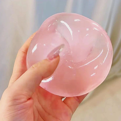 A1 Maltose Squishy Toys Anti Stress Sensory Fidgets Toy Soft Simulated Transparent Blue Maltose Slow-rebound Decompression Toy
