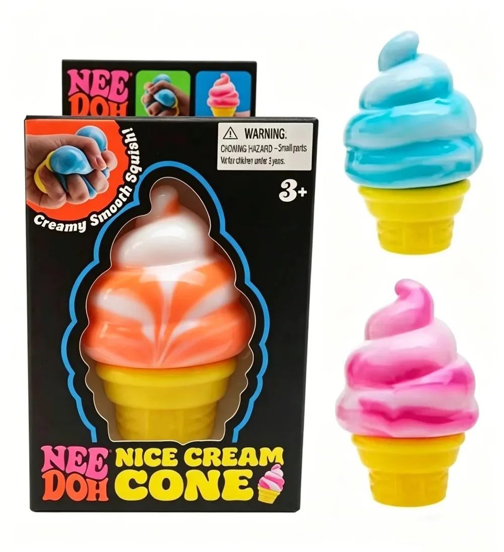 Ice Cream Sensory Squeeze Toy — Soft Pinch & Squeeze Fidget