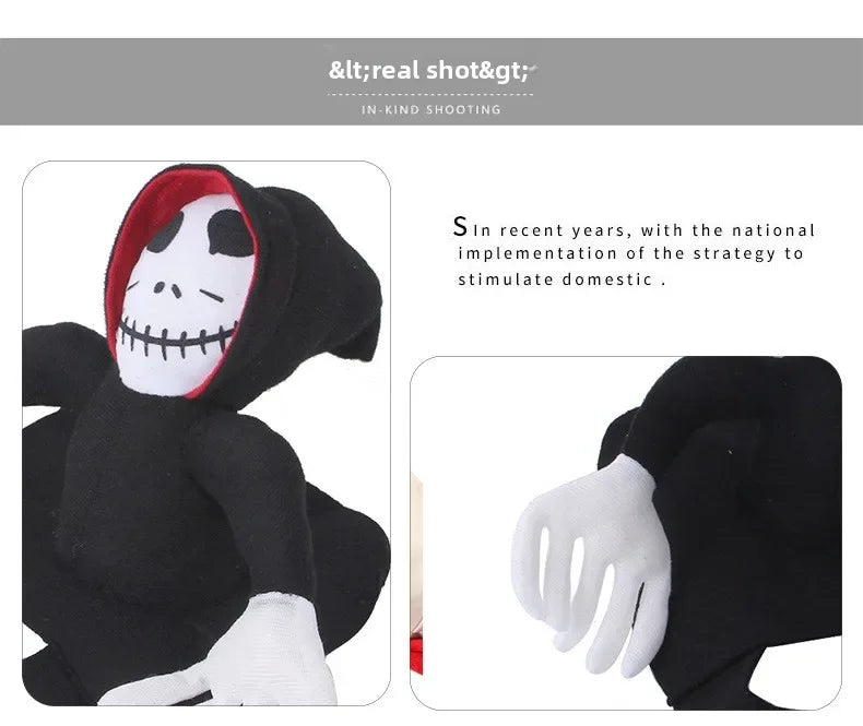 Halloween Pet Dog Costume Skeleton Reaper Rider Style Dog Cosplay Clothes Funny Riding Outfit Medium Large Dogs Party Dress‑up
