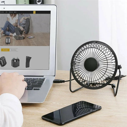 Mini Fan USB Fan 14.5*15cm Lightweight Rotatable USB Powered Emergencies And Outdoor Work 1pc High Quality Desktop