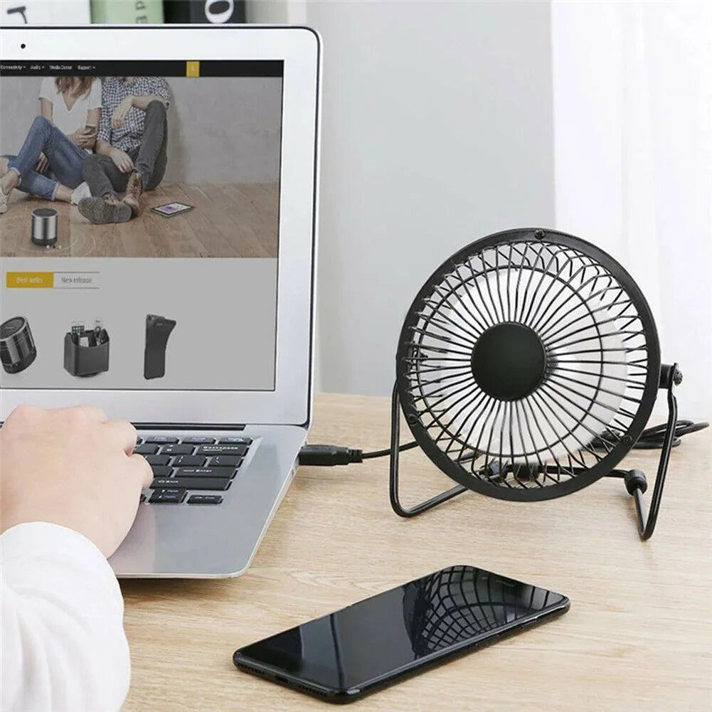 Mini Fan USB Fan 14.5*15cm Lightweight Rotatable USB Powered Emergencies And Outdoor Work 1pc High Quality Desktop