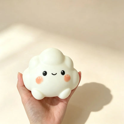 Squishy Cloud Shape Stress Relief Toy, Soft Silicone Sensory Fidget, Cute Kawaii Desk Decor for Adults