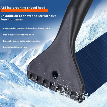 Car Snow Shovel Snow Ice Scraper Snow Brush Shovel Removal Brush Car Windshield Cleaning Scraping Winter Tool