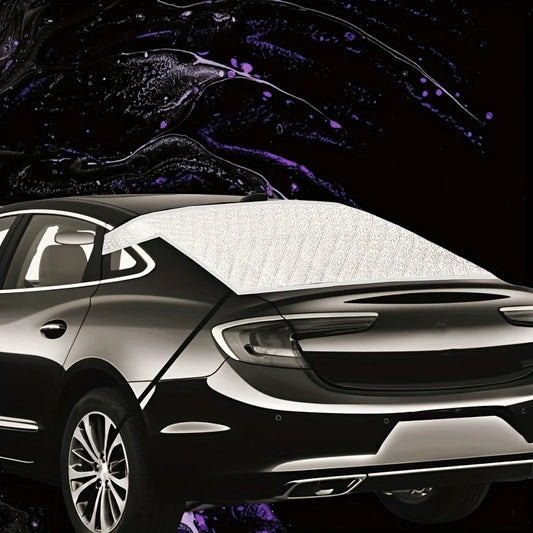 Car Winter Rear Window Snow Shield, Rear Windshield Snow Cover, Quickly Removes Snow, Prevents Ice, Frost, and Snow from Accumulating, Convenient Storage, Does Not Take up Space