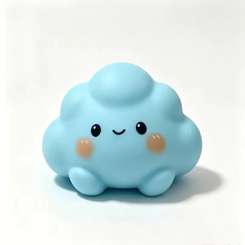 Squishy Cloud Shape Stress Relief Toy, Soft Silicone Sensory Fidget, Cute Kawaii Desk Decor for Adults