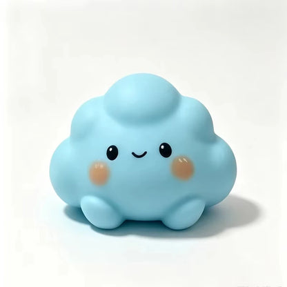 Squishy Cloud Shape Stress Relief Toy, Soft Silicone Sensory Fidget, Cute Kawaii Desk Decor for Adults