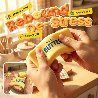 Squishy Soap Anti-Stress Toy Simulated Butter Stress-Relieving Fidget Ball for Relaxation Birthday Party Favor Gift