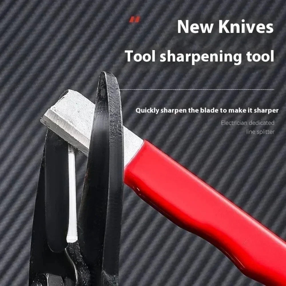 Tungsten Diamond Ceramic Sharpening Stone Professional Knife Scissor Sharpener for Kitchen Garden All Blades Shears Cutting Tool