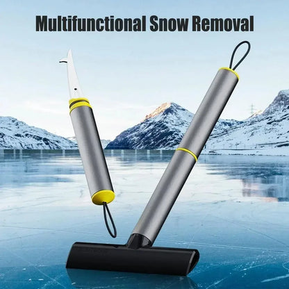 Car Ice Scraper Snow Removal Car Windshield Window Snow Cleaning Glass Scraping Tool TPU Winter Auto Ice Breaker Snow Shovel