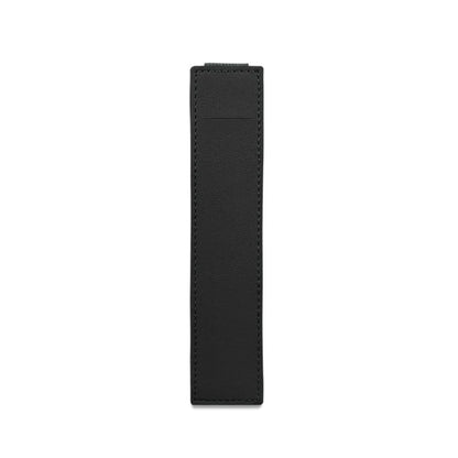 Pu Leather Pen Bag Elastic Buckle Book Notebook Fashion School Pen Case for Office Meeting Easy Carry Office Student Stationery