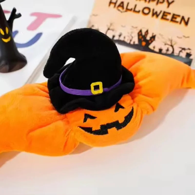 Halloween Pet Hat Funny Pumpkin Cat Headwear Cute Animal Costume Unique Pet Hood Festival Headgear For Halloween Party Pets