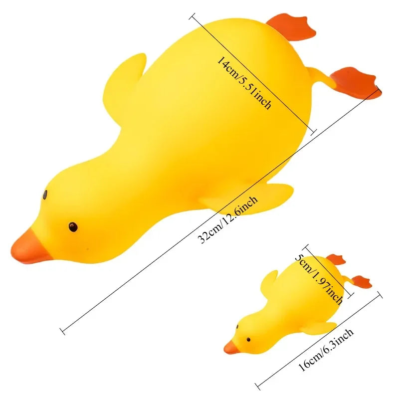 Squishy Duck Goose Stretch Fidget Toy, Cute Animal Vent Squeeze Toy, Antistress Decompression Gift for All Ages