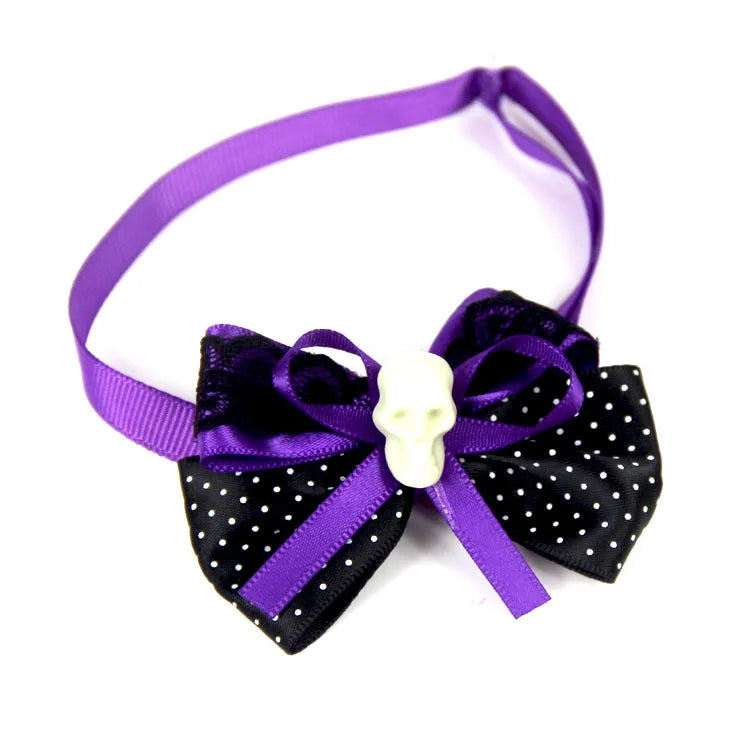 Halloween Pet Costume Set Cute Cat Cosplay Outfit Halloween Party Pet Dog Dress‑up Accessories Kitten Transformation Clothes
