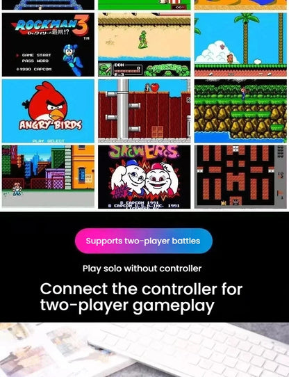 New Retro Mini Handheld Game Console 8-Bit Portable Game Player, Classic Gaming Device Support AV Output