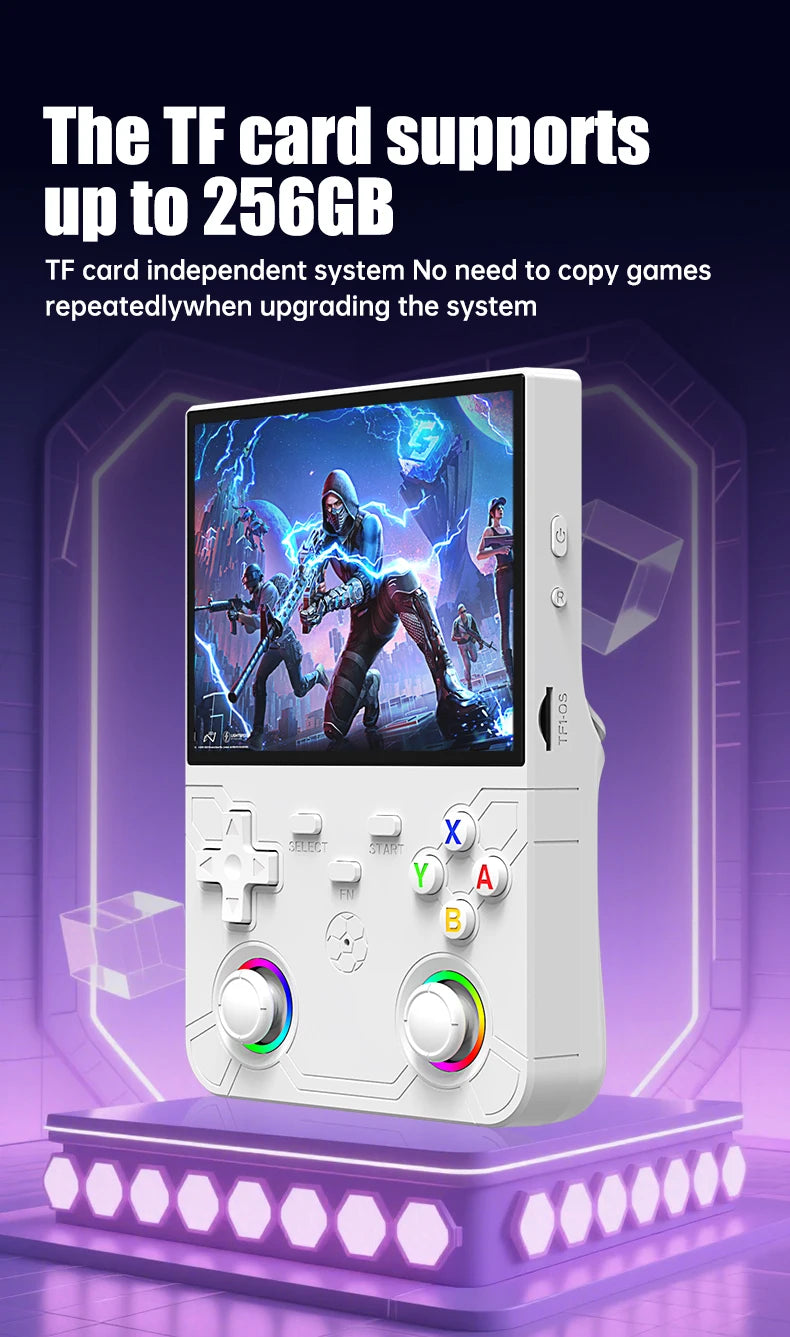 R36 Ultra X Retro Handheld Video Game Console Open Source Linux System with 4.5 Inch IPS Screen Portable Gaming Device