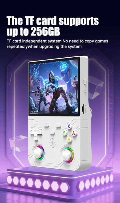 R36 Ultra X Retro Handheld Video Game Console Open Source Linux System with 4.5 Inch IPS Screen Portable Gaming Device