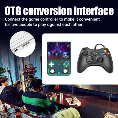 R36 Ultra X Retro Handheld Video Game Console Open Source Linux System with 4.5 Inch IPS Screen Portable Gaming Device
