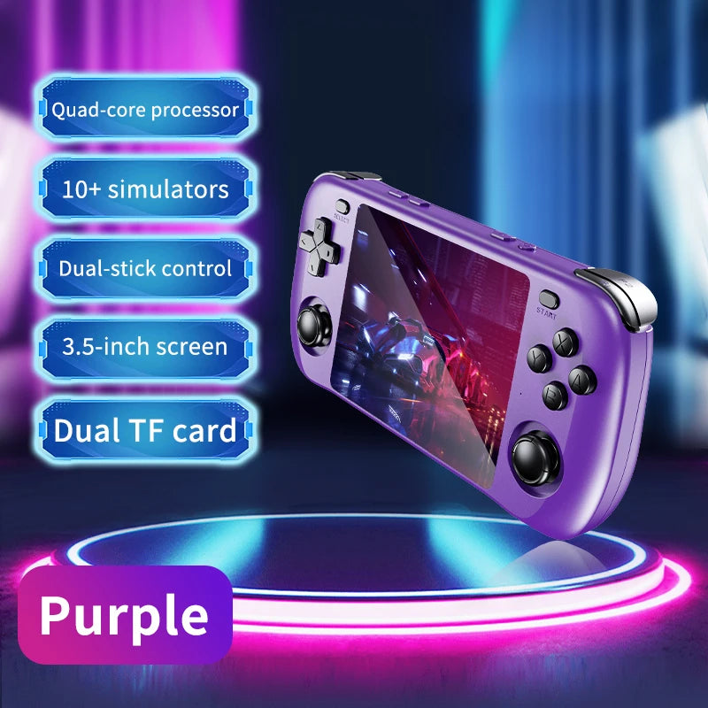 Retro Gaming Console H36S 2026 Handheld Portable Player IPS HD Display 64GB 128GB Open Source OS Classic Games