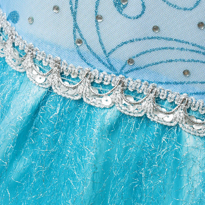 Summer Fancy Queen Elsa Anna Costume Girls Princess Dress Toddler Halloween Cosplay Party Vesidos For 2-10 Years