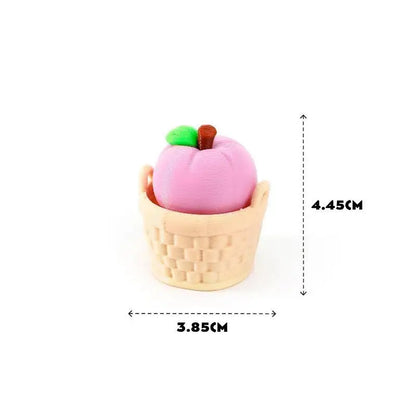 Fidget Clicker Decompression Toy 3D Printed Cute Fruit Shape Creative Anti-Stress Sensory Toy for Kids Adults Stocking Stuffer