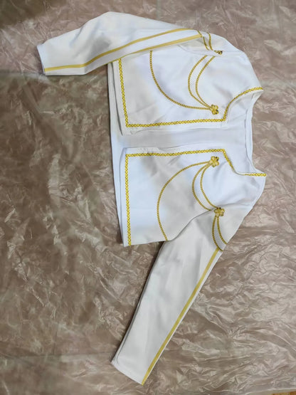 Kids Anime Cosplay Girl Costume Group Idol Singer Performance Show Black Golden Costume Child Halloween Party Clolthes Outfit