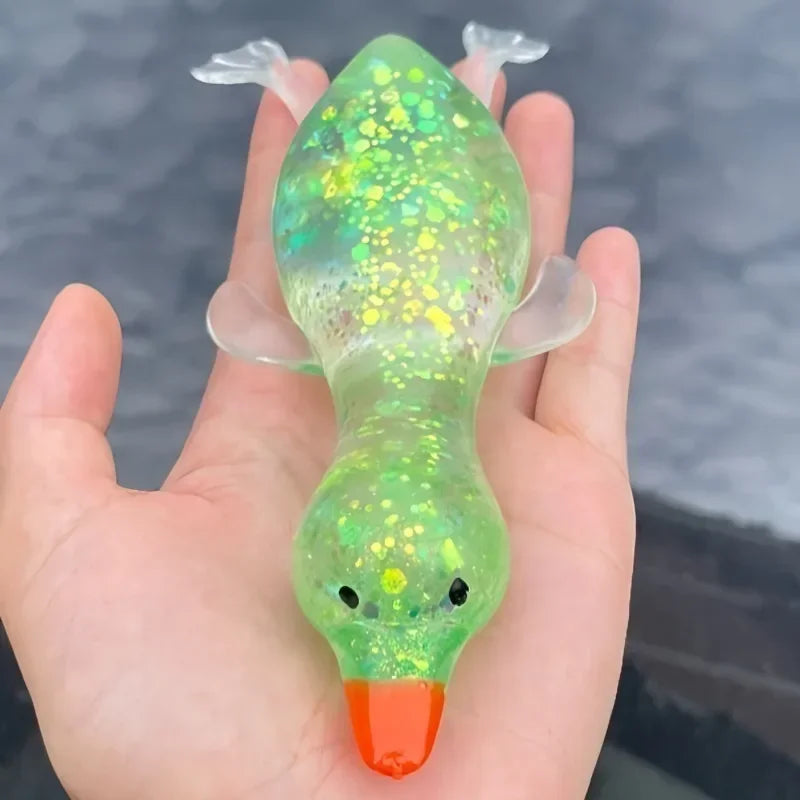 Squishy Duck Goose Stretch Fidget Toy, Cute Animal Vent Squeeze Toy, Antistress Decompression Gift for All Ages