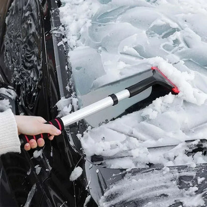 Telescopic Multi‑Function Car Snow Shovel, Ice Scraper Snow Brush for Windshield, Winter Frost Removal Cleaning Tool