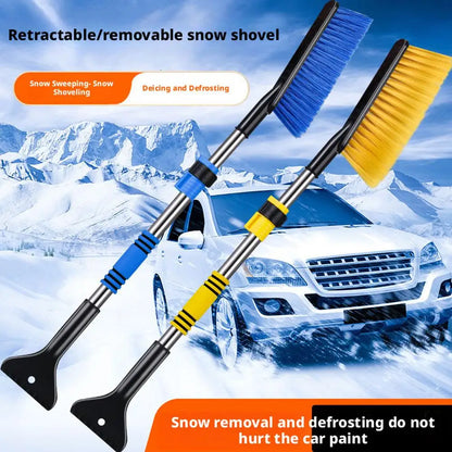 Car Snow Shovel Snow Ice Scraper Snow Brush Shovel Removal Brush Car Windshield Cleaning Scraping Winter Tool