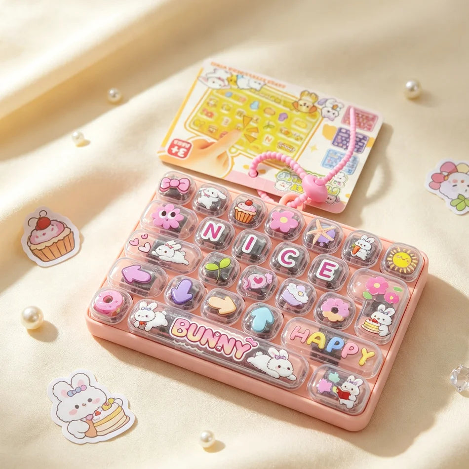 Mini Keyboard Fidget Clicker – 26-Key Pocket Toy