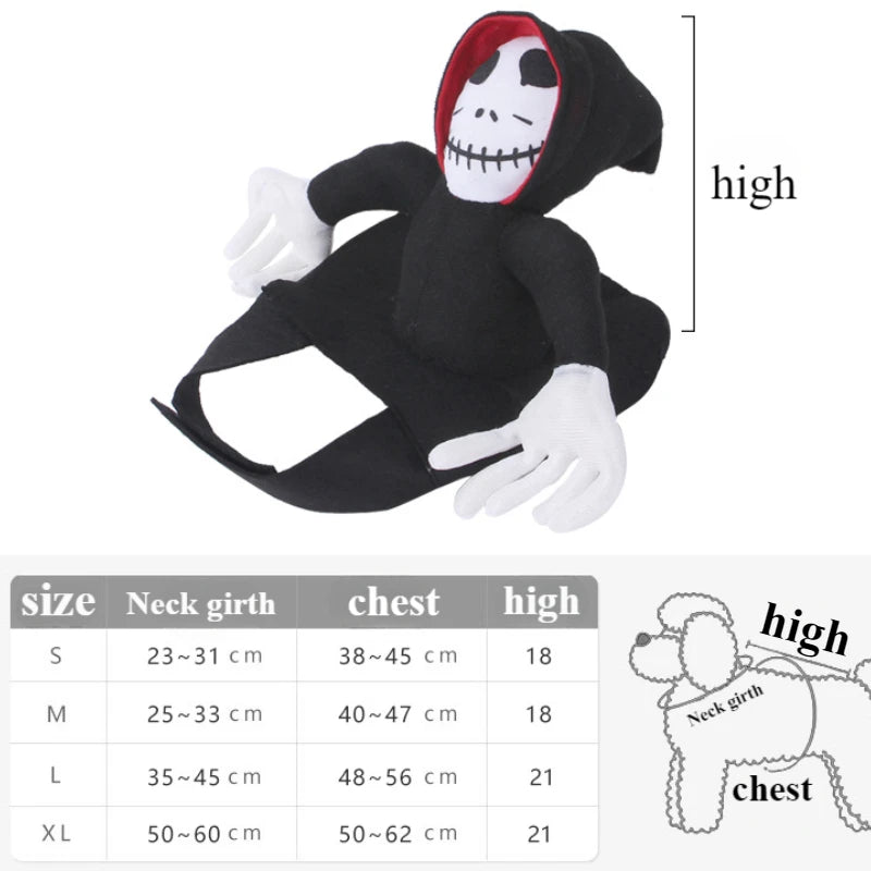 Halloween Pet Costume Pumpkin Black Cat Costumes for Dogs Pets Party Cosplay Clothing Halloween Costume for Small To Large Dogs