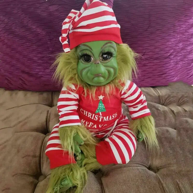 Christmas Dolls Cute Stuffed Plush Toy Room Decor Desktop Ornament Creative Adorable Holiday Decor Children Gift