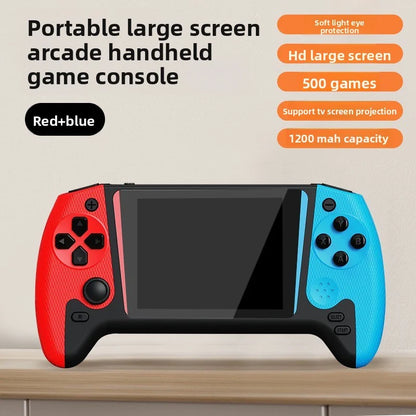 Retro Handheld Game Console LCD Screen Built-in 500-in-one Retro Nostalgic Classic Large-Screen Handheld Console
