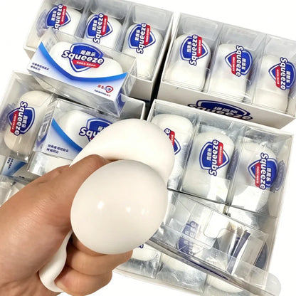 Squishy Soap Stress-Relief Fidget Toy Soft Simulated Soap Squeeze Toy Anti-Anxiety Slow Rebound Relaxing Toy Decompression Gift