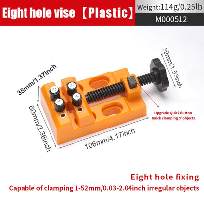 Mini Universal Flat Clamp with Parallel Table Pliers for Watch Repair, Sculpture Craftsmanship Jewelry DIY Carving Tools