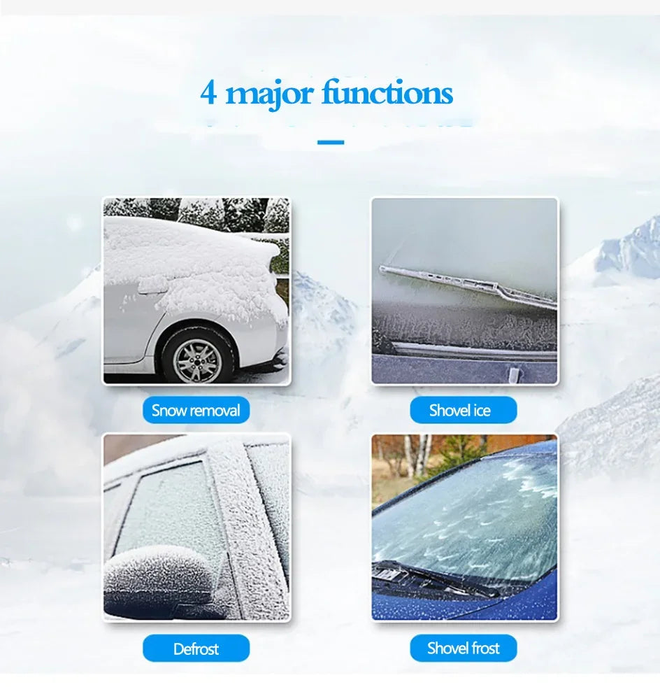 Durable Car Snow Shovel Car Windshield Snow Removal Scraper Ice Shovel Window Cleaning Tool for All Car Accessories Removal