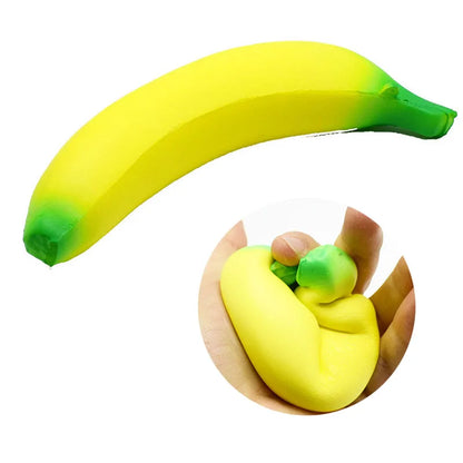 Jumbo Banana Squishy – Slow-Rise Squeeze Toy