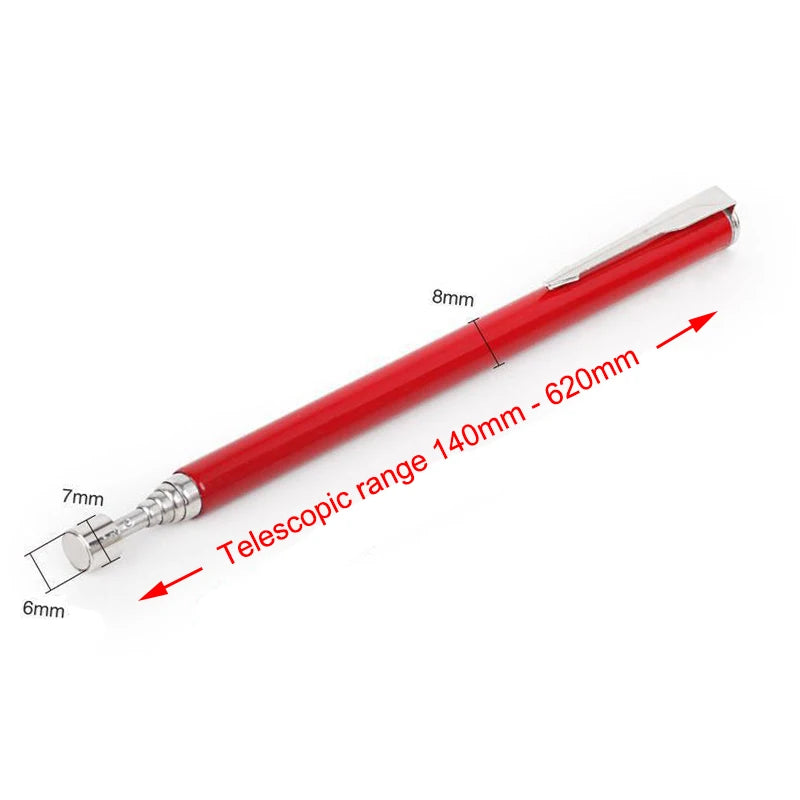Mini Portable Telescopic Magnetic Magnet Pen Handy Tools Capacity For Picking Up Nut Bolt Extendable Pickup Rod Stick