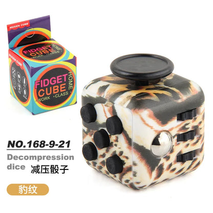 Solid Color Fidget Decompression Dice for Release Stress Autism Anxiety Relieve Adult Kids Stress Relief Anti-Stress Fingertip
