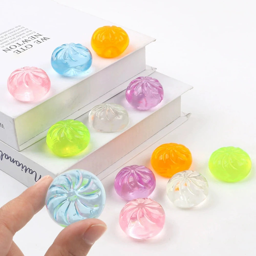 Mini Dumpling Squishy Set – 5-Piece Sensory Toy Set